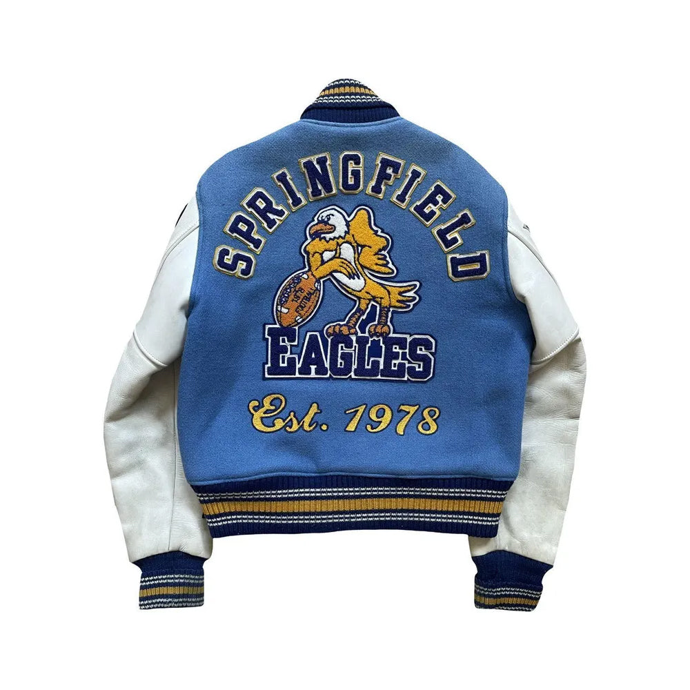 Classic Letterman Premium Varsity Jacket – Wool Body & Leather Sleeves