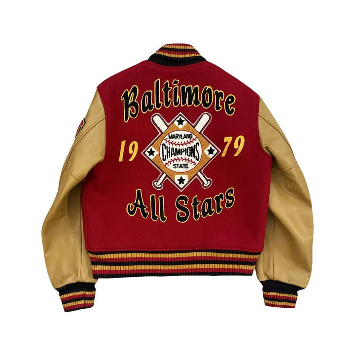 Classic Letterman Premium Varsity Jacket – Wool Body & Leather Sleeves