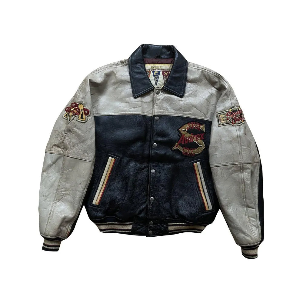 Classic Letterman Premium Varsity Jacket – Wool Body & Leather Sleeves