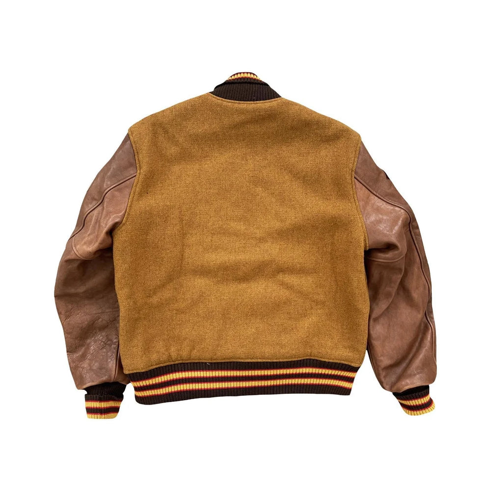 Classic Letterman Premium Varsity Jacket – Wool Body & Leather Sleeves