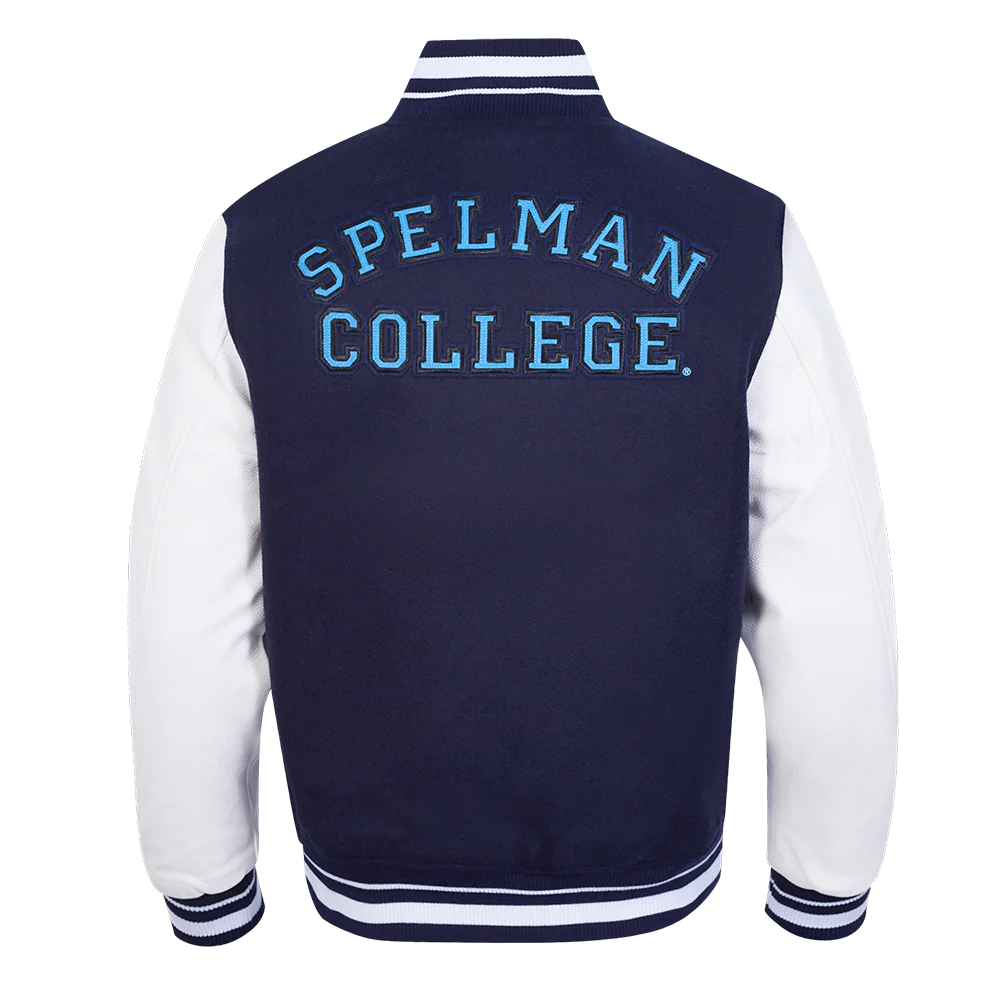 SPELMAN COLLEGE CLASSIC RIB VARSITY JACKET