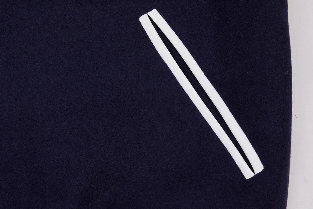 HOWARD UNIVERSITY CLASSIC RIB WOOL VARSITY JACKET