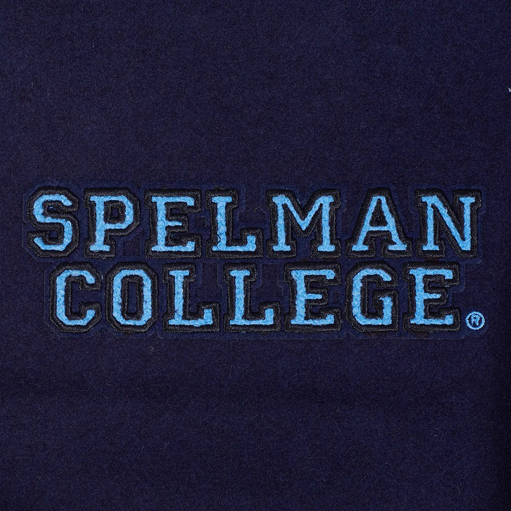 SPELMAN COLLEGE CLASSIC RIB VARSITY JACKET