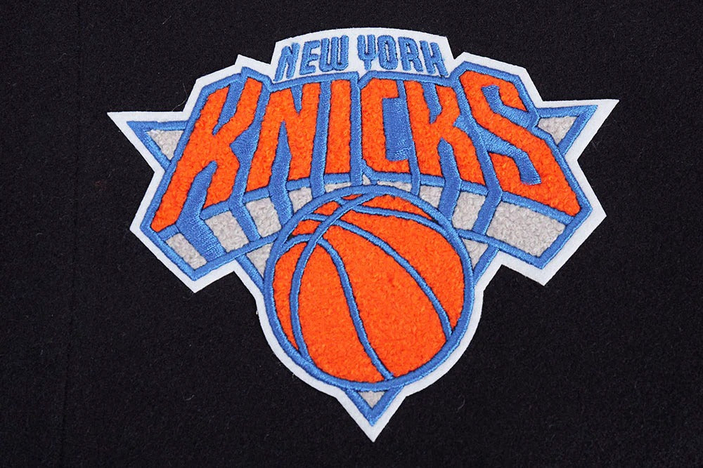 NBA NEW YORK KNICKS SCRIPT TAIL MEN'S RIB WOOL VARSITY