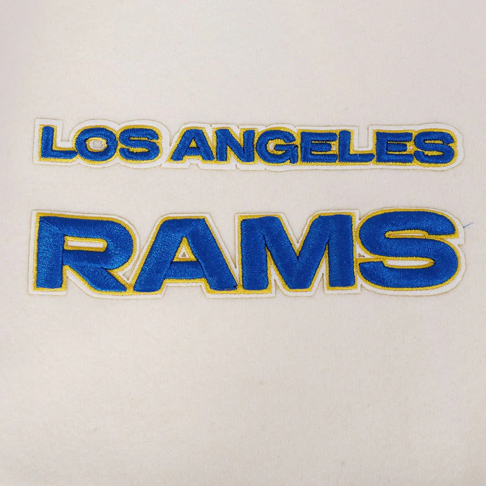 NFL LOS ANGELES RAMS RETRO CLASSIC MEN'S RIB WOOL VARSITY JACKET