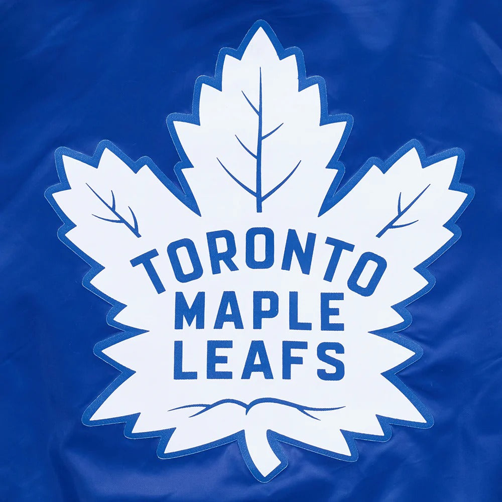 NHL TORONTO MAPLE LEAFS RETRO CLASSIC MEN'S RIB SATIN JACKET