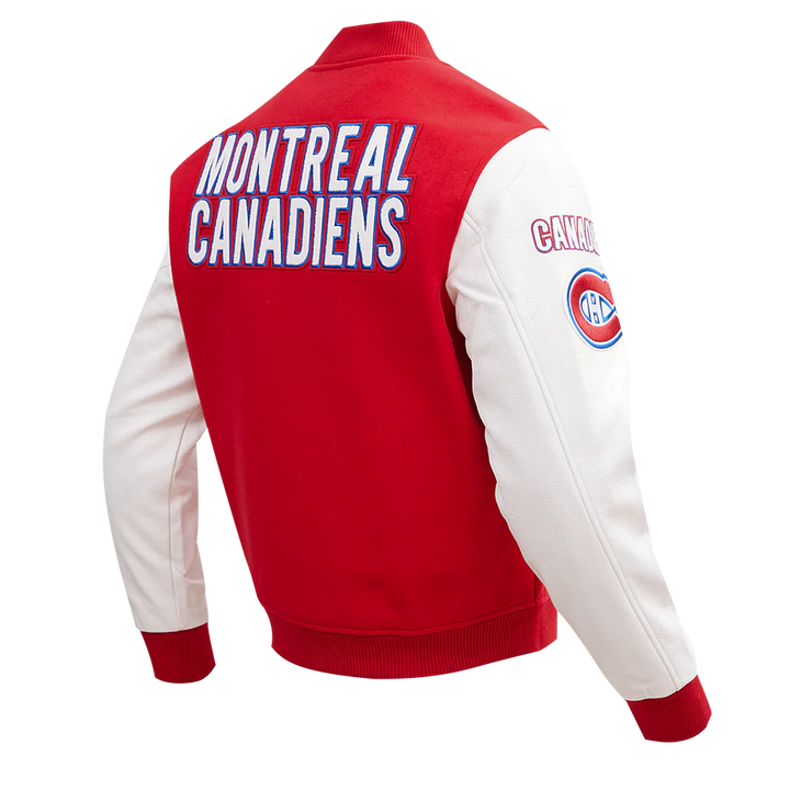 NHL MONTREAL CANADIENS CLASSIC WOOL MEN'S VARSITY JACKET