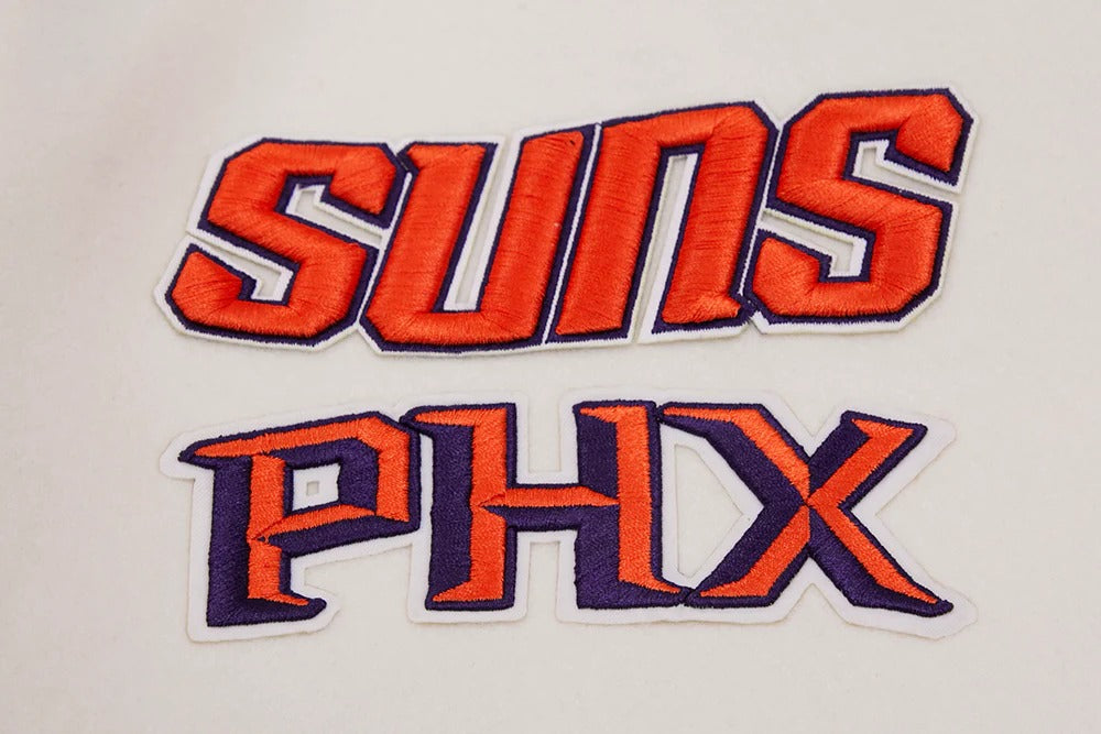 NBA PHOENIX SUNS RETRO CLASSIC MEN'S RIB WOOL VARSITY JACKET