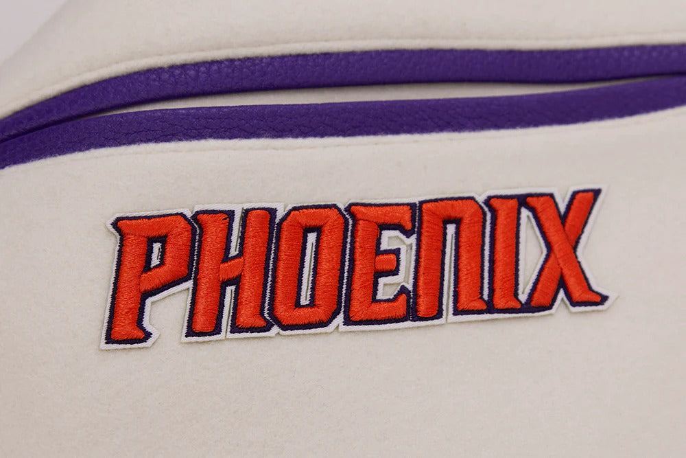 NBA PHOENIX SUNS RETRO CLASSIC MEN'S RIB WOOL VARSITY JACKET