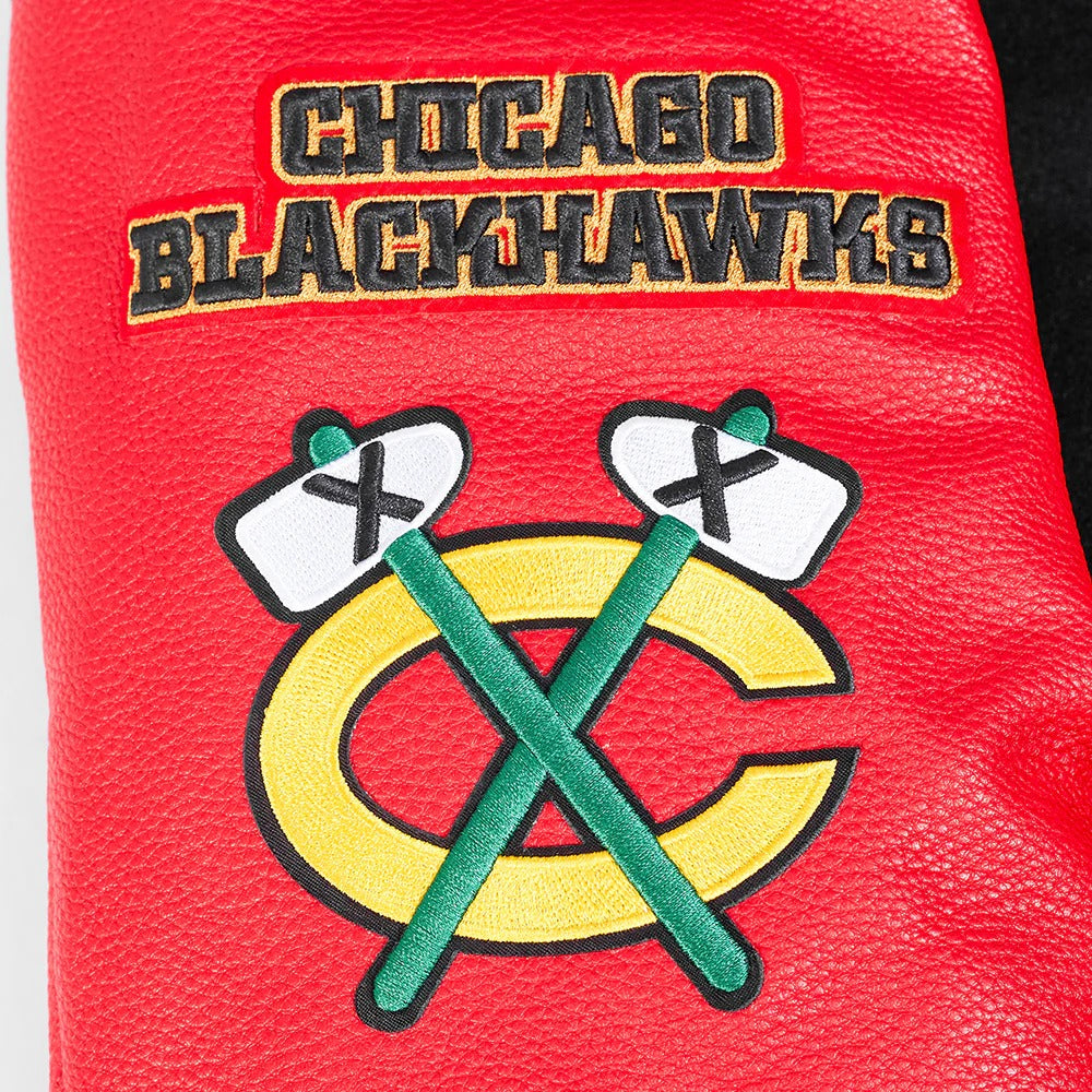 NHL CHICAGO BLACKHAWKS CLASSIC MEN'S WOOL VARSITY JACKET