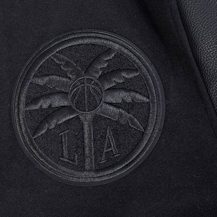 WNBA LOS ANGELES SPARKS TRIPLE BLACK MEN'S WOOL VARSITY JACKET