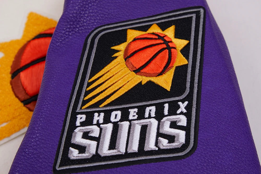 NBA PHOENIX SUNS RETRO CLASSIC MEN'S RIB WOOL VARSITY JACKET