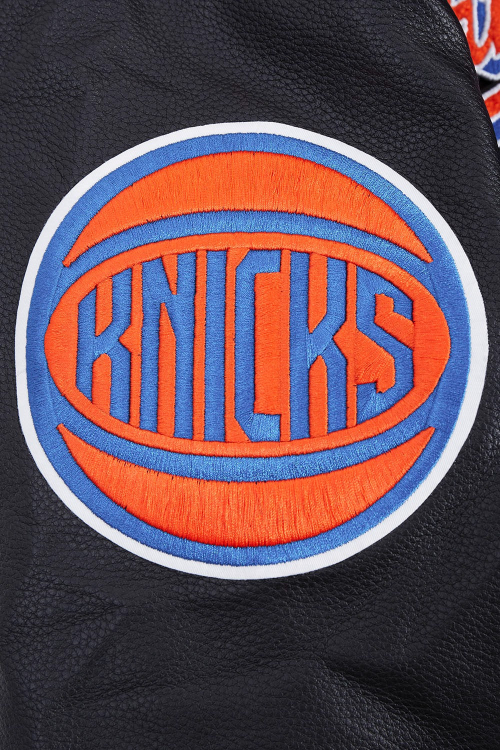 NBA NEW YORK KNICKS SCRIPT TAIL MEN'S RIB WOOL VARSITY