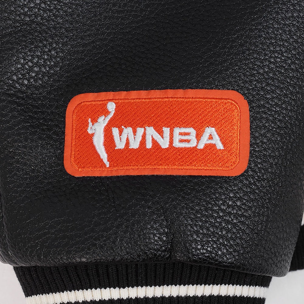 WNBA NEW YORK LIBERTY RETRO CLASSICS MEN'S RIB WOOL VARSITY JACKET