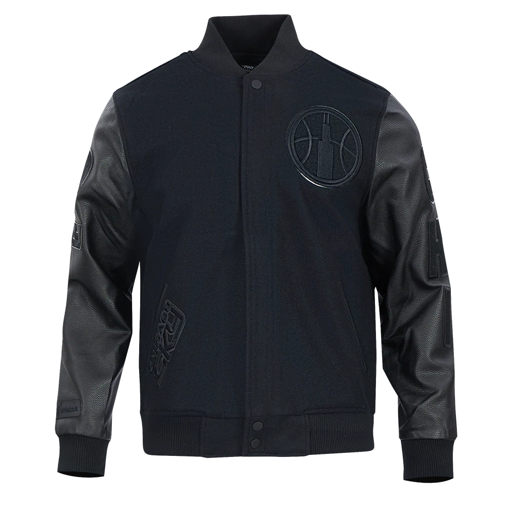 WNBA CHICAGO SKY TRIPLE BLACK MEN'S WOOL VARSITY JACKET
