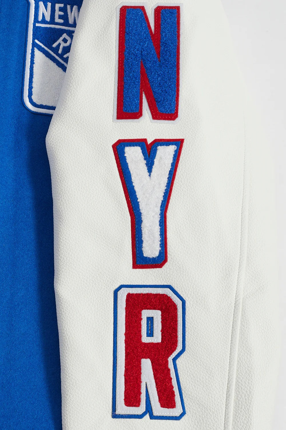 NHL NEW YORK RANGERS SCRIPT TAIL MEN'S RIB WOOL VARSITY