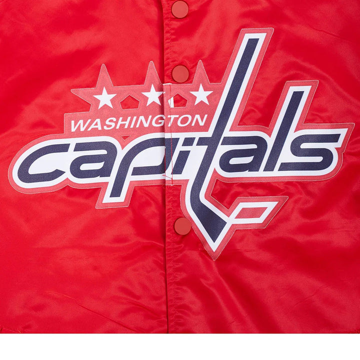 NHL WASHINGTON CAPITALS CLASSIC SATIN JACKET
