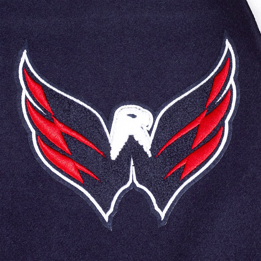 NHL WASHINGTON CAPITALS CLASSIC MEN'S WOOL VARSITY JACKET
