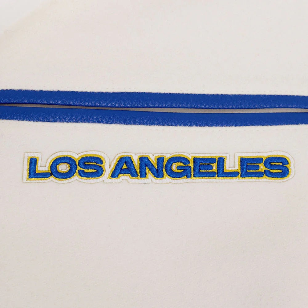 NFL LOS ANGELES RAMS RETRO CLASSIC MEN'S RIB WOOL VARSITY JACKET