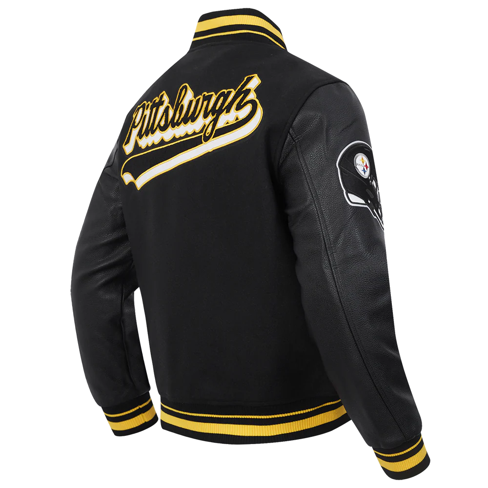 NFL PITTSBURGH STEELERS SCRIPT TAIL MEN'S RIB WOOL VARSITY