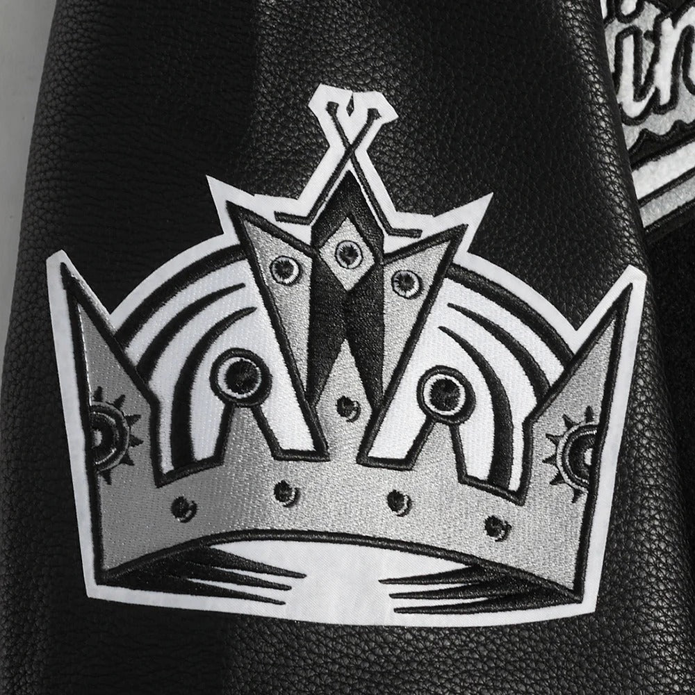 NHL LOS ANGELES KINGS SCRIPT TAIL MEN'S RIB WOOL VARSITY