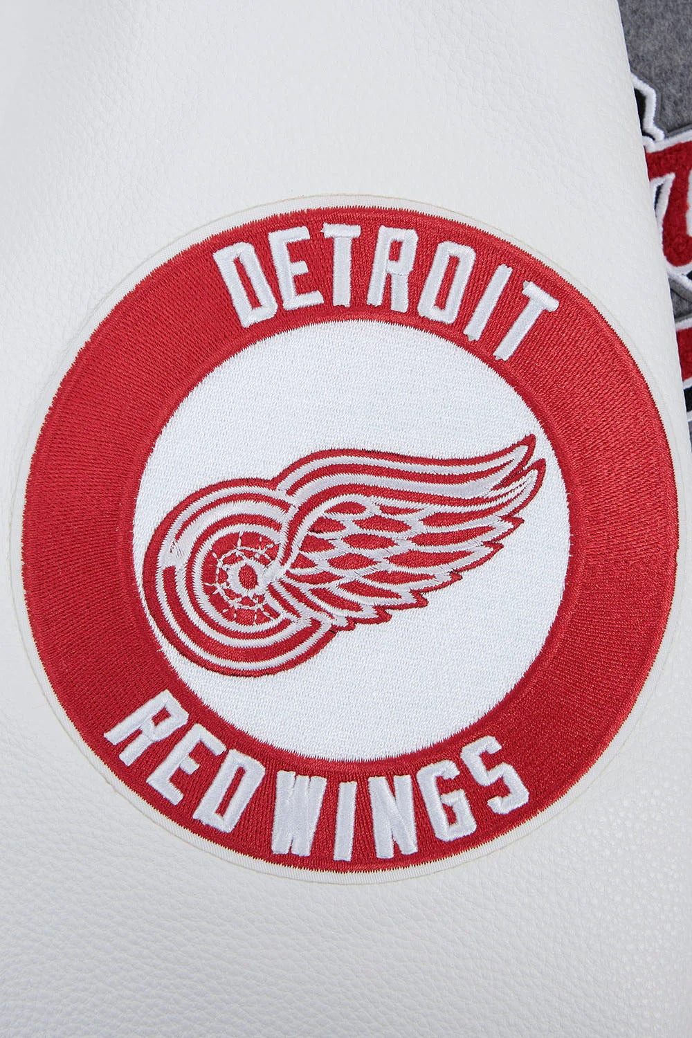 NHL DETROIT RED WINGS SCRIPT TAIL MEN'S RIB WOOL VARSITY
