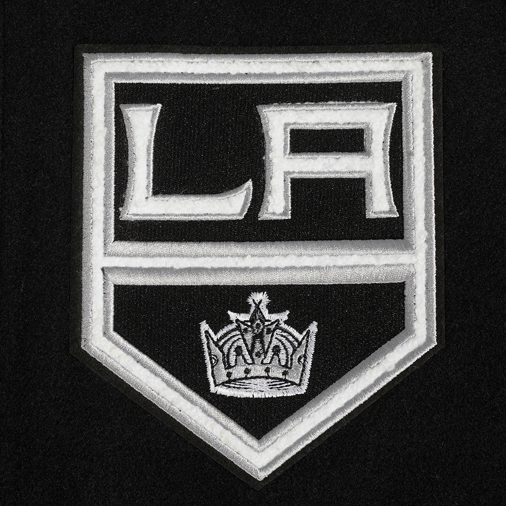 NHL LOS ANGELES KINGS SCRIPT TAIL MEN'S RIB WOOL VARSITY