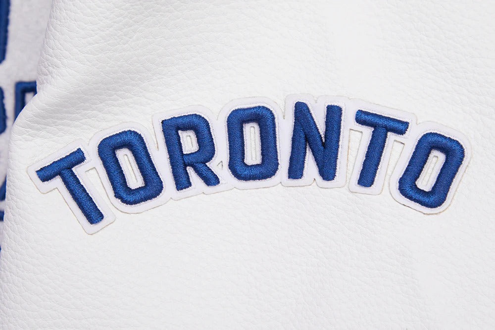 NHL TORONTO MAPLE LEAFS RETRO CLASSIC MEN'S RIB WOOL VARSITY JACKET