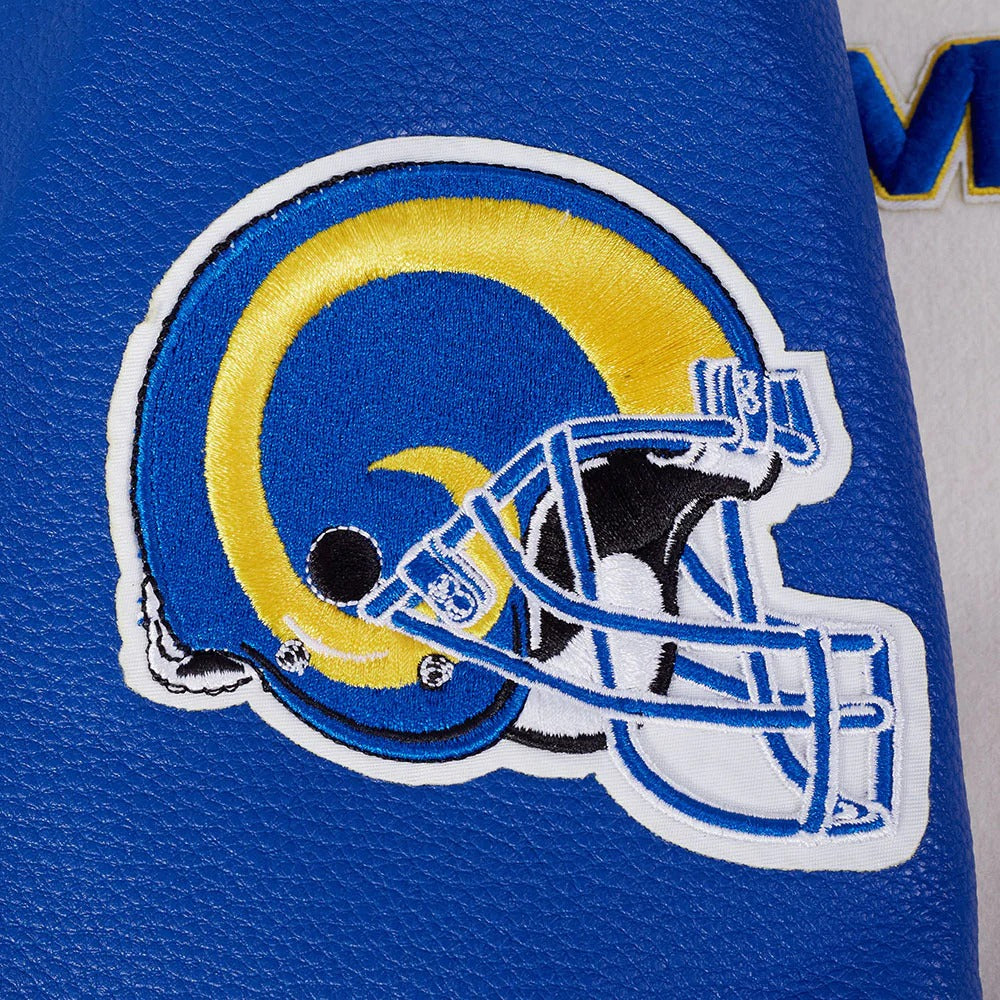 NFL LOS ANGELES RAMS RETRO CLASSIC MEN'S RIB WOOL VARSITY JACKET