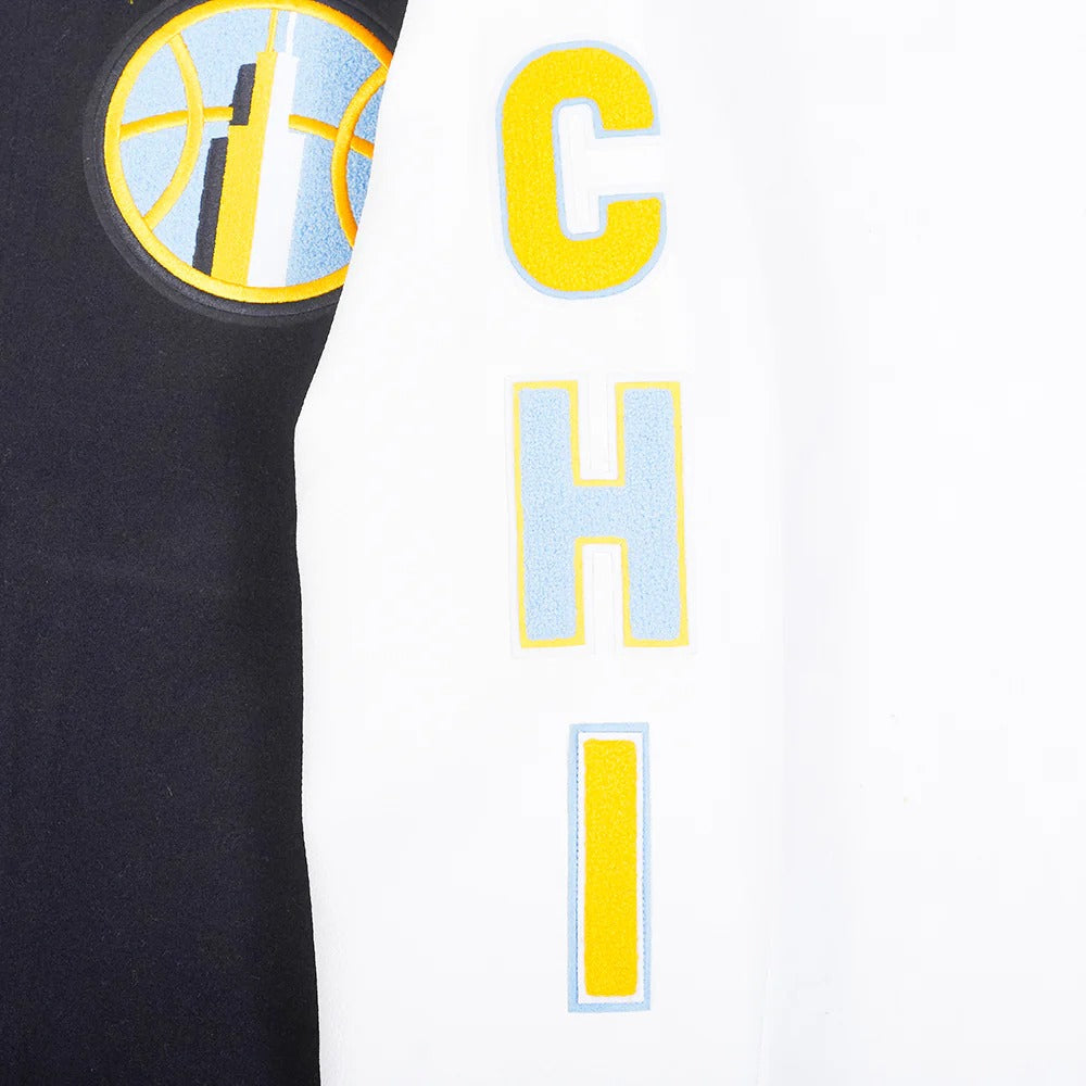 WNBA CHICAGO SKY CLASSIC CHENILLE MEN'S WOOL VARSITY JACKET