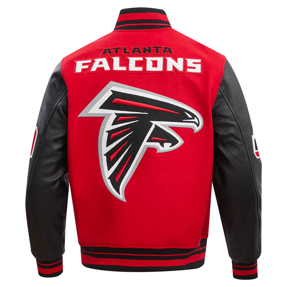 NFL ATLANTA FALCONS RETRO CLASSIC MEN'S RIB WOOL VARSITY JACKET