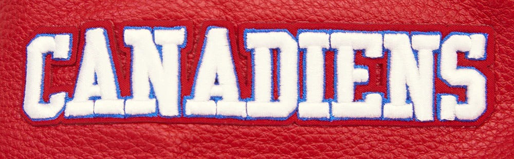 NHL MONTREAL CANADIENS RETRO CLASSIC MEN'S RIB WOOL VARSITY JACKET