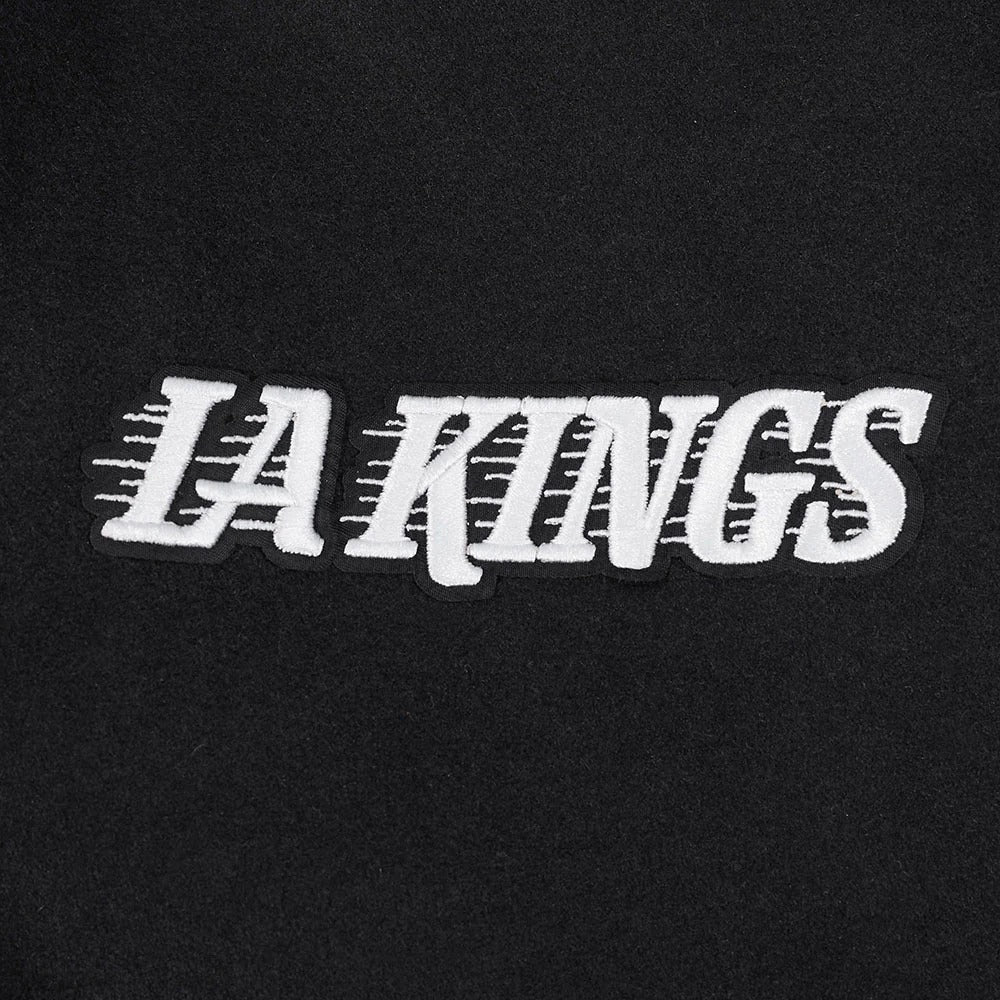 NHL LOS ANGELES KINGS RETRO CLASSIC MEN'S RIB WOOL VARSITY JACKET