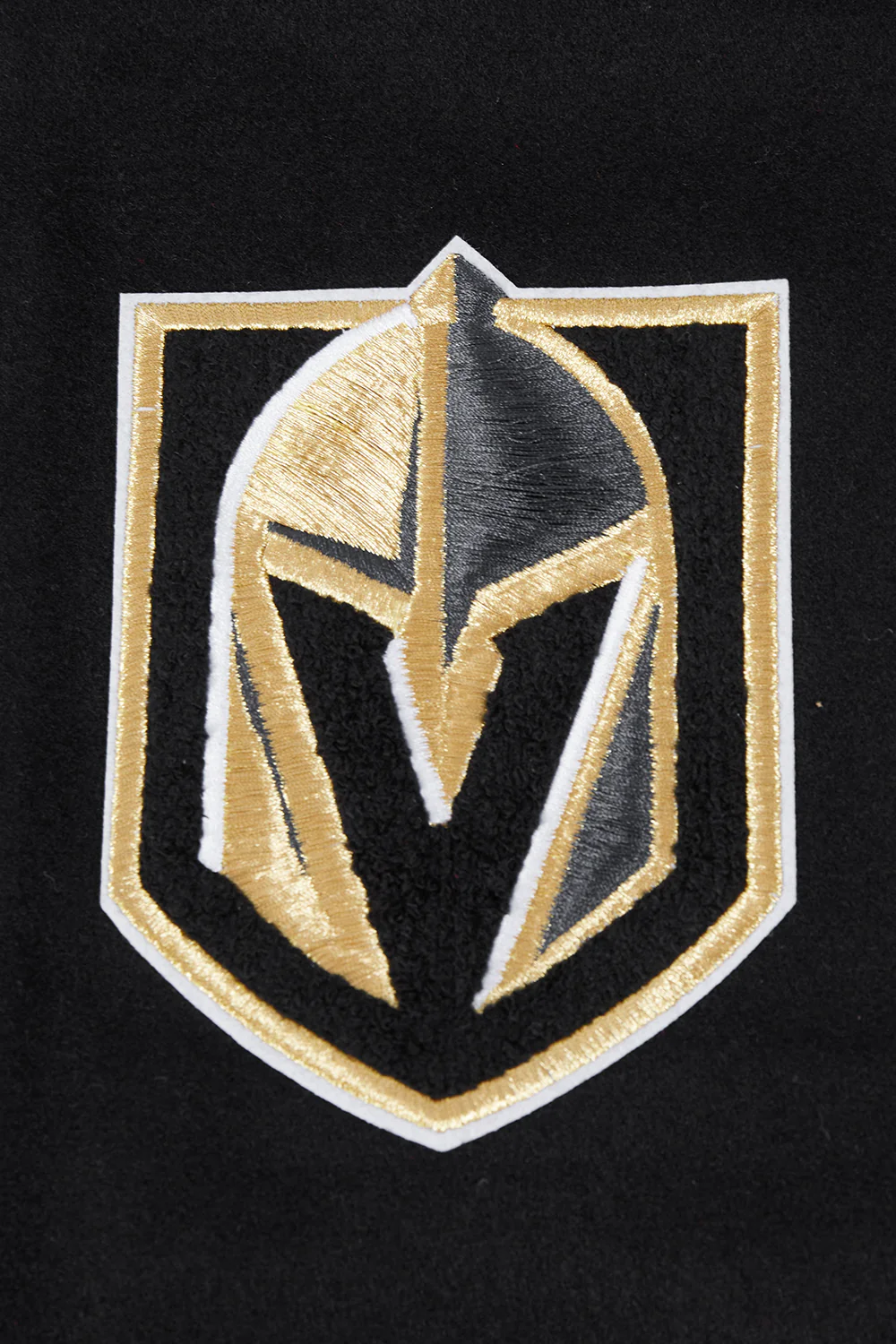 NHL VEGAS GOLDEN KNIGHTS RETRO CLASSIC MEN'S RIB WOOL VARSITY JACKET