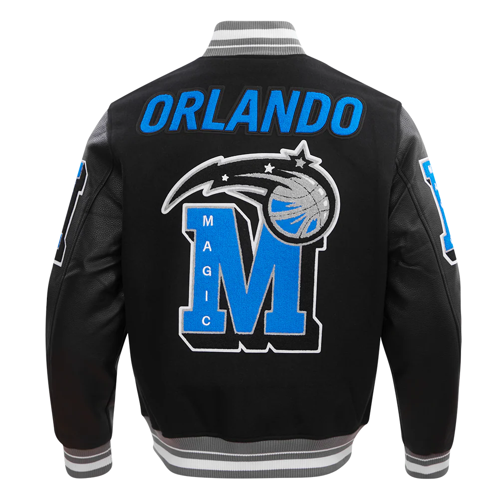 NBA ORLANDO MAGIC MASHUP MEN'S RIB WOOL VARSITY JACKET