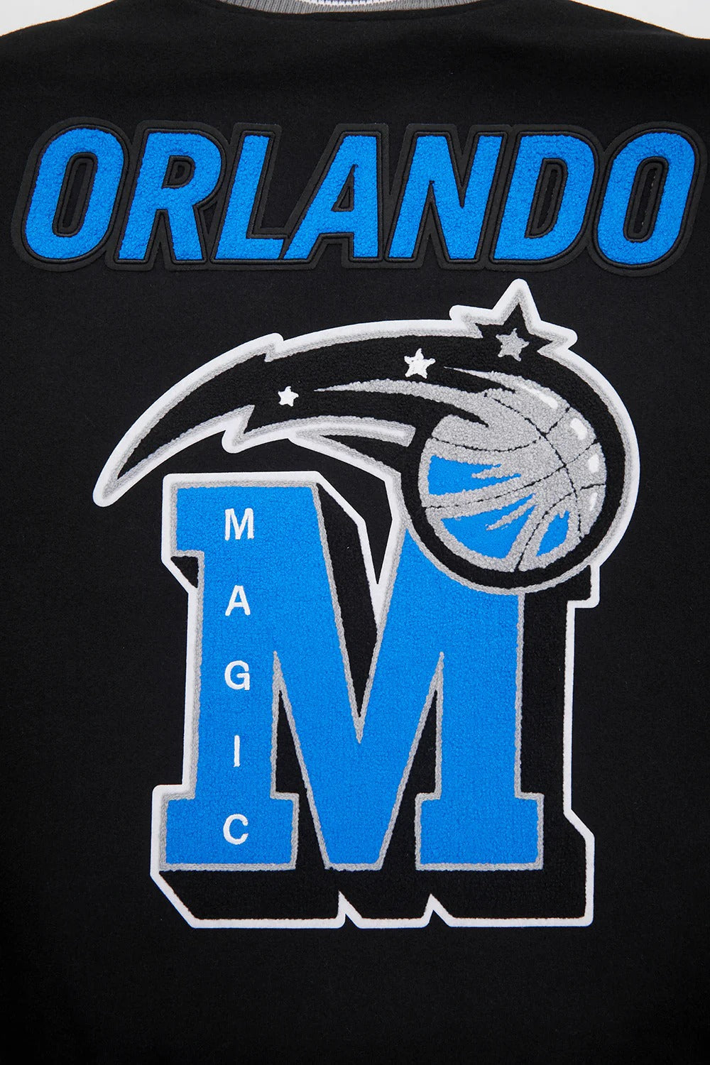 NBA ORLANDO MAGIC MASHUP MEN'S RIB WOOL VARSITY JACKET