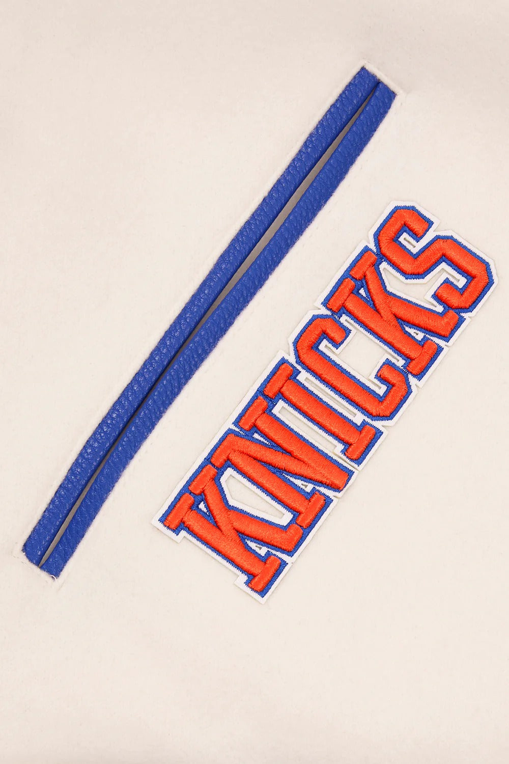 NBA NEW YORK KNICKS RETRO CLASSIC MEN'S RIB WOOL VARSITY JACKET