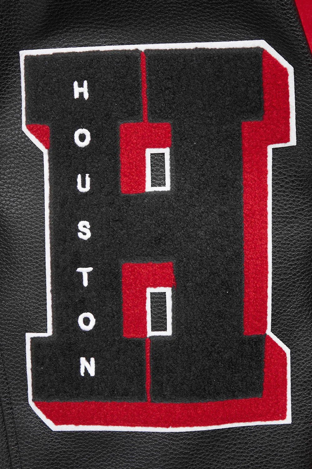 NBA HOUSTON ROCKETS MASHUP MEN'S RIB WOOL VARSITY JACKET