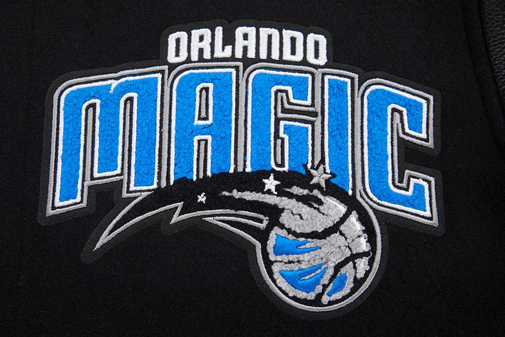 NBA ORLANDO MAGIC MASHUP MEN'S RIB WOOL VARSITY JACKET