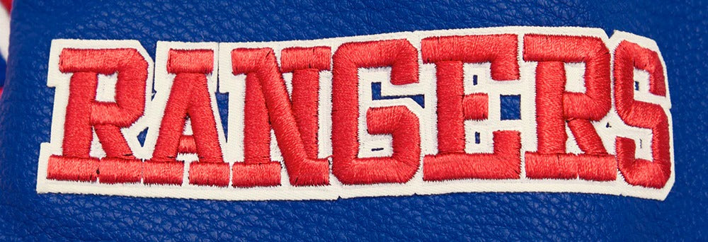 NHL NEW YORK RANGERS RETRO CLASSIC MEN'S RIB WOOL VARSITY JAC