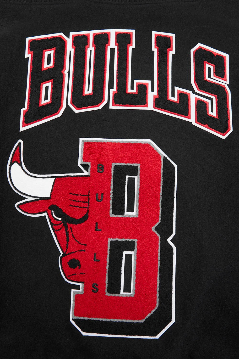 NBA CHICAGO BULLS MASHUP MEN'S RIB WOOL VARSITY JACKET