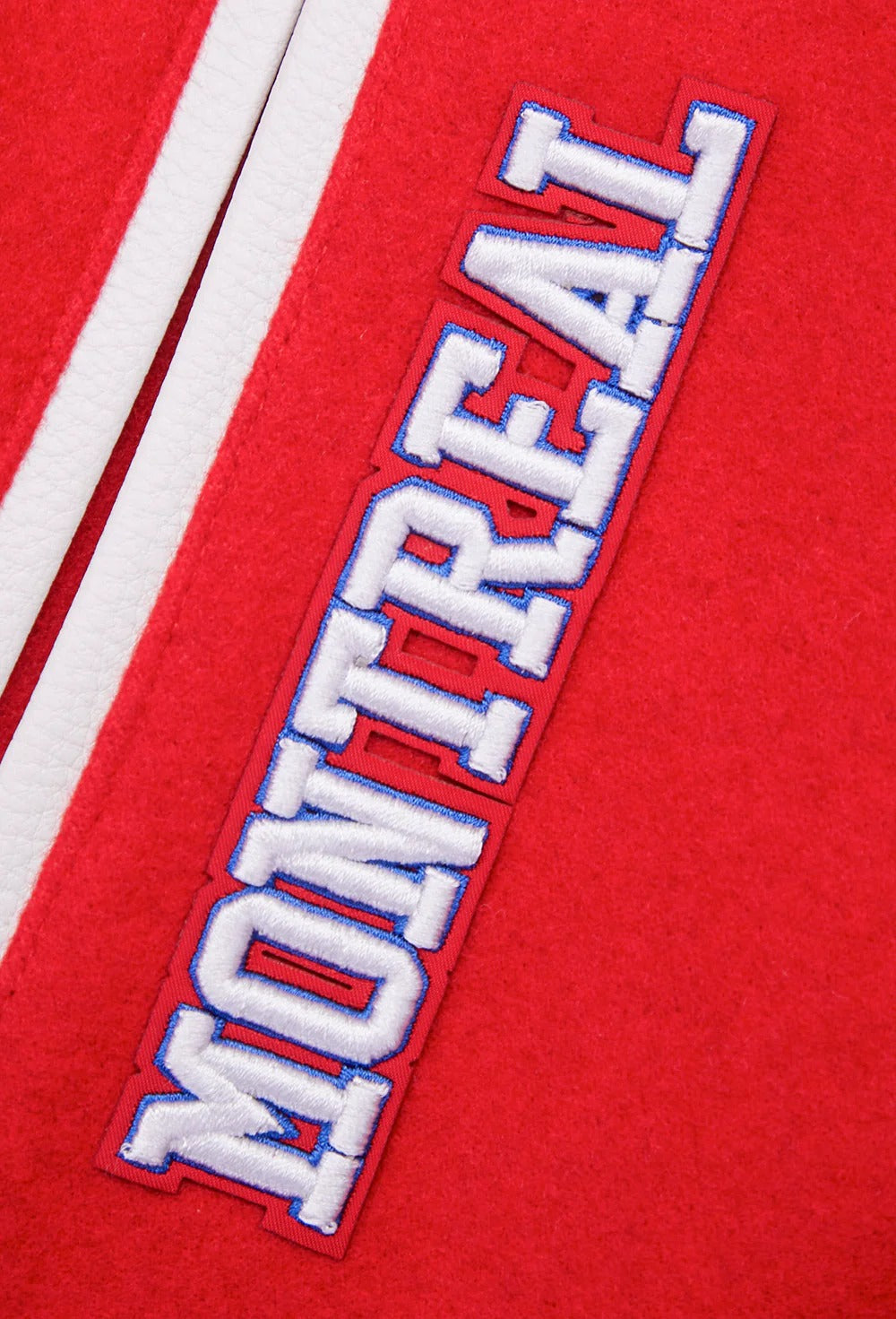 NHL MONTREAL CANADIENS RETRO CLASSIC MEN'S RIB WOOL VARSITY JACKET