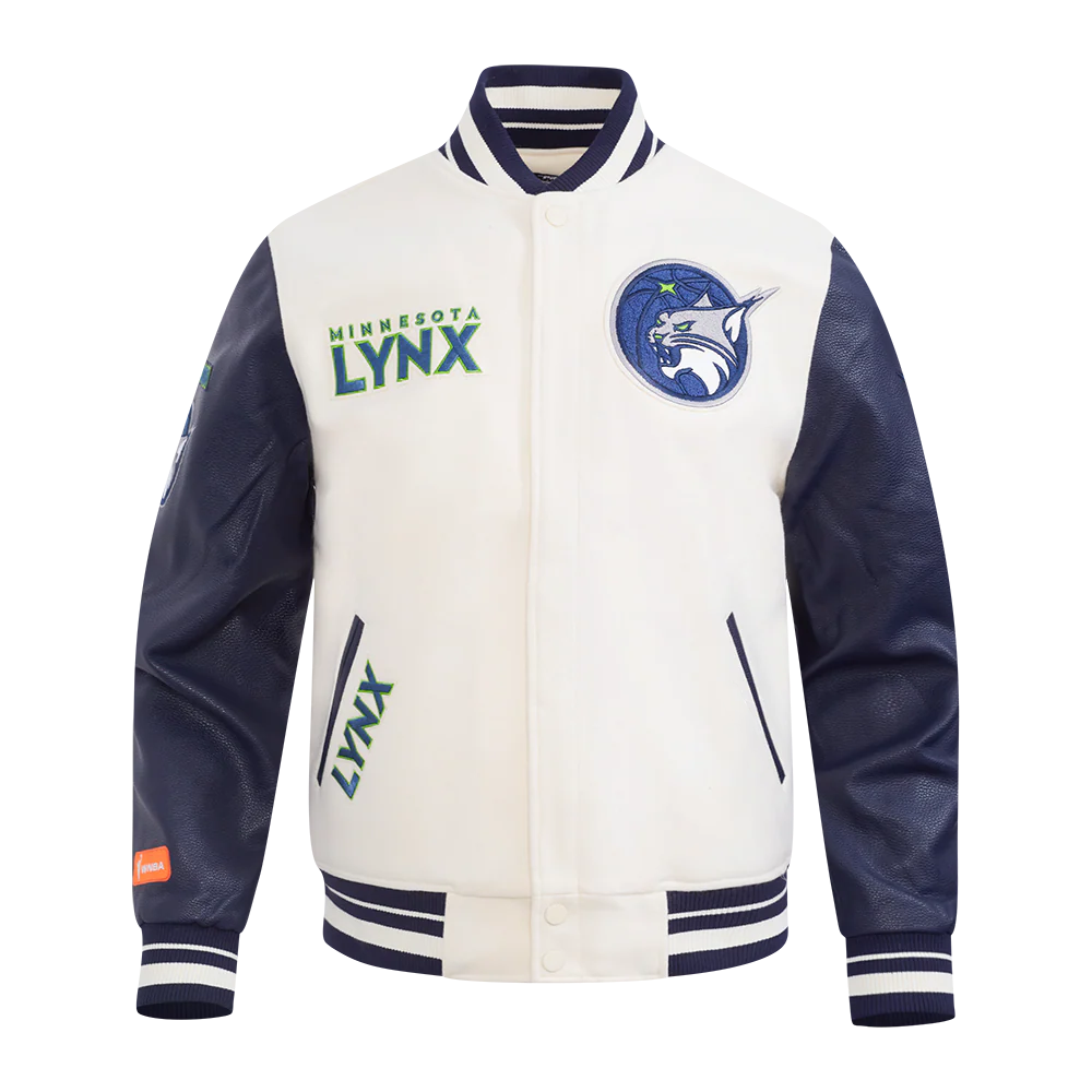 WNBA MINNESOTA LYNX RETRO CLASSICS MEN'S RIB WOOL VARSITY JACKET