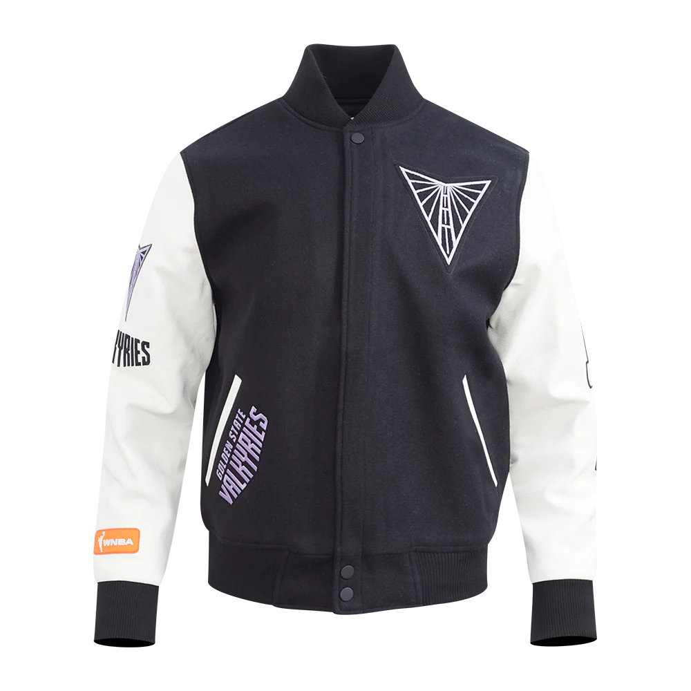 WNBA GOLDEN STATE VALKYRIES CLASSIC CHENILLE MEN'S WOOL VARSITY JACKET