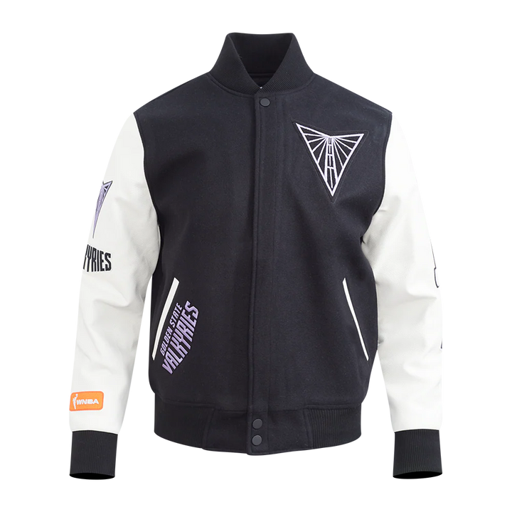WNBA GOLDEN STATE VALKYRIES CLASSIC CHENILLE MEN'S WOOL VARSITY JACKET