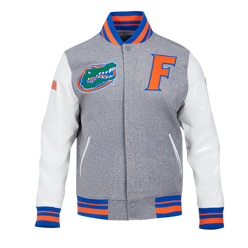 UNIVERSITY OF FLORIDA CLASSIC RIB WOOL VARSITY JACKET