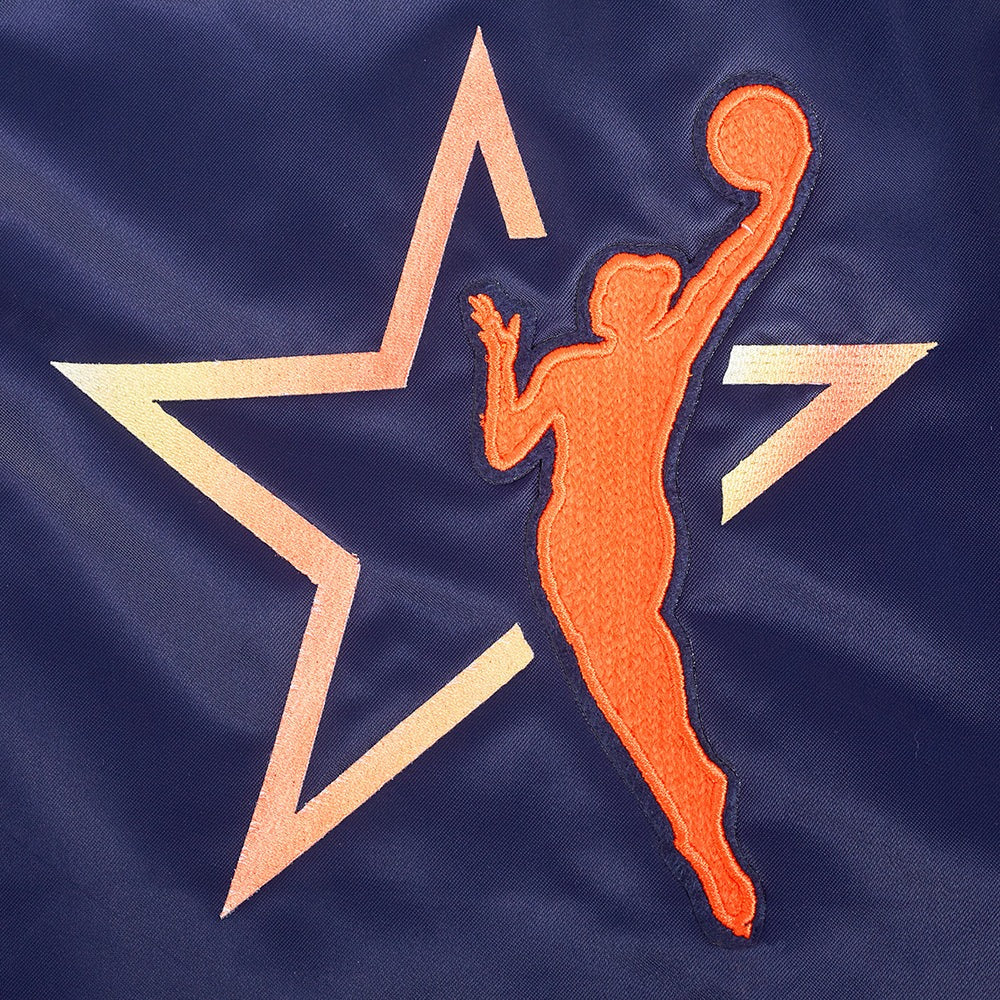 WNBA ALL STAR 2025 MEN'S SUBLIMATED SATIN JACKET