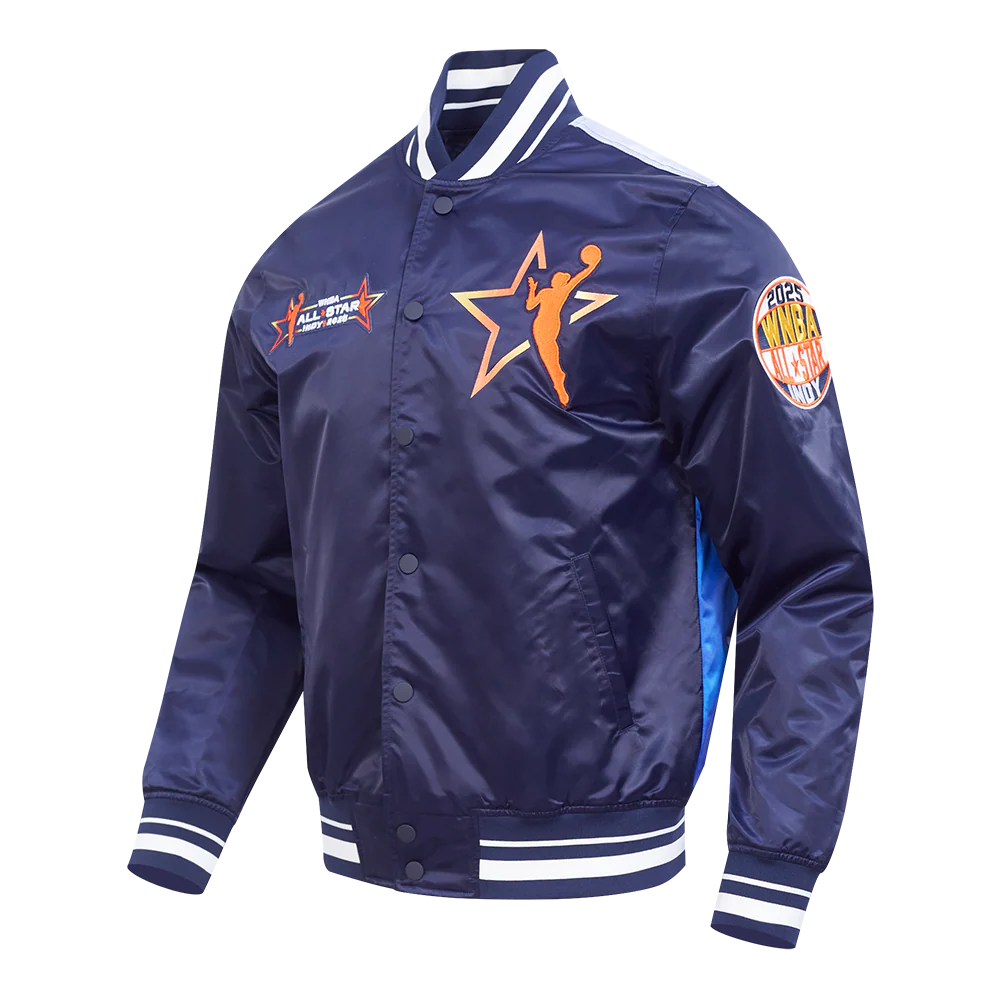 WNBA ALL STAR 2025 MEN'S SUBLIMATED SATIN JACKET