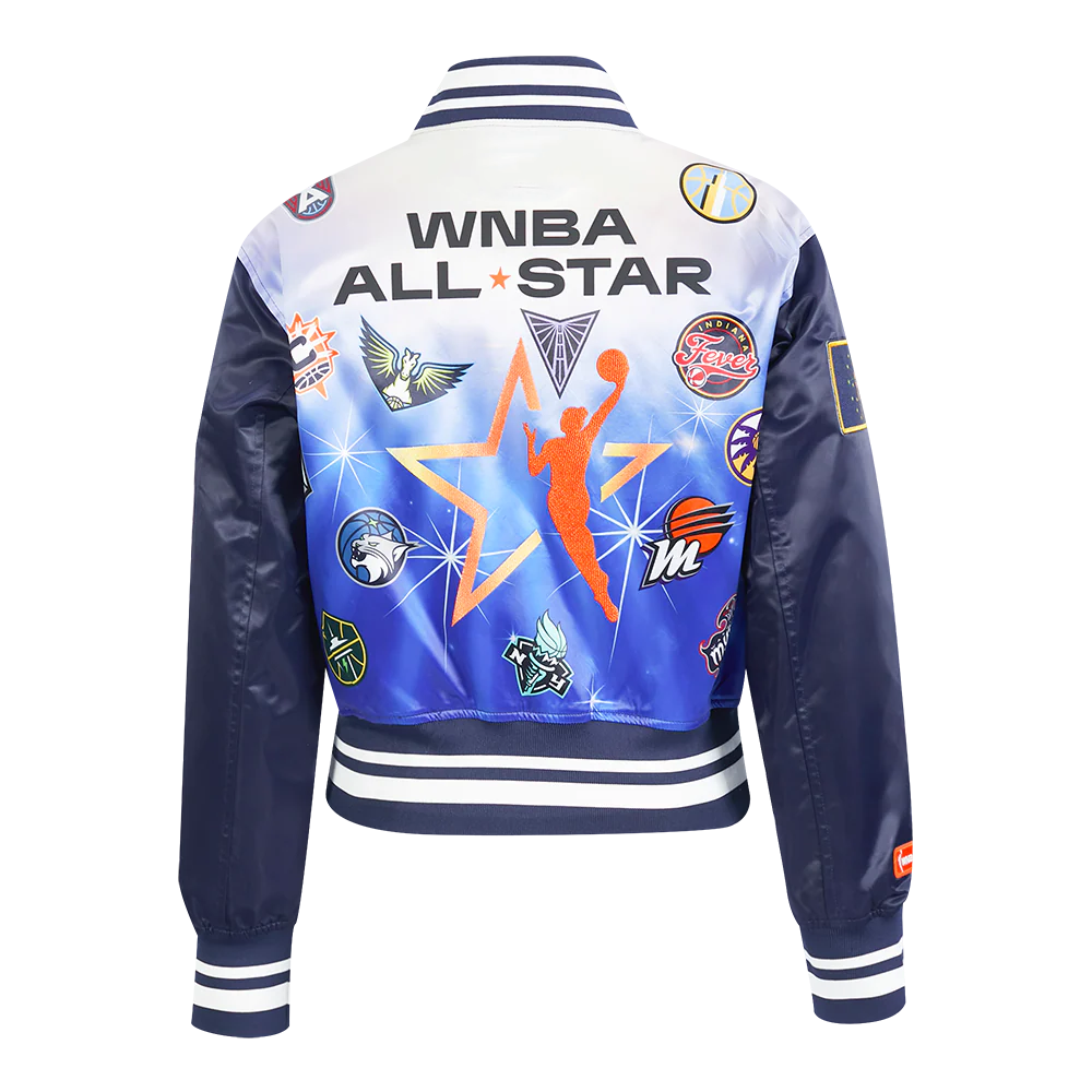 WNBA ALL STAR 2025 MEN'S SUBLIMATED SATIN JACKET