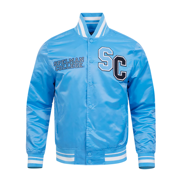 SPELMAN COLLEGE CLASSIC RIB SATIN JACKET